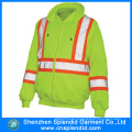 Wholesale Hoodies Work Safety Reflective Hoody with Zipper